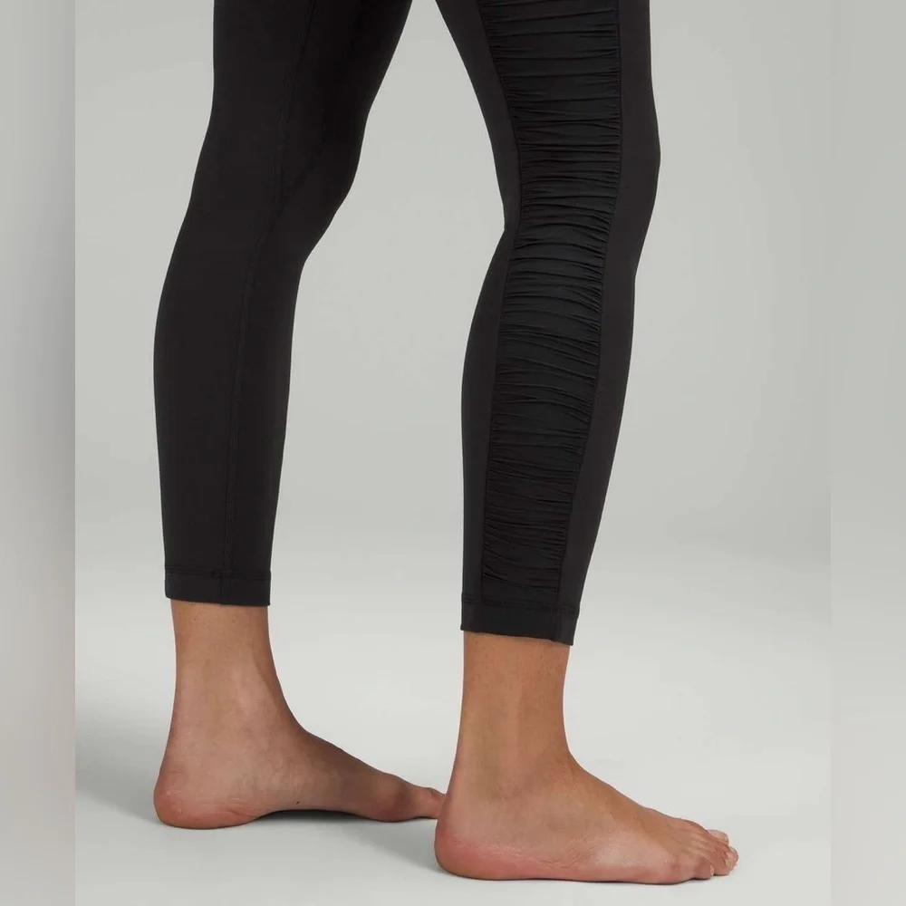 lululemon athletics align hr pant ruched cayenne High-Waisted Leggings Sz 8 NWT
